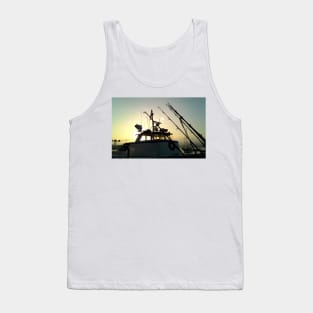 Fishing At Dawn Tank Top